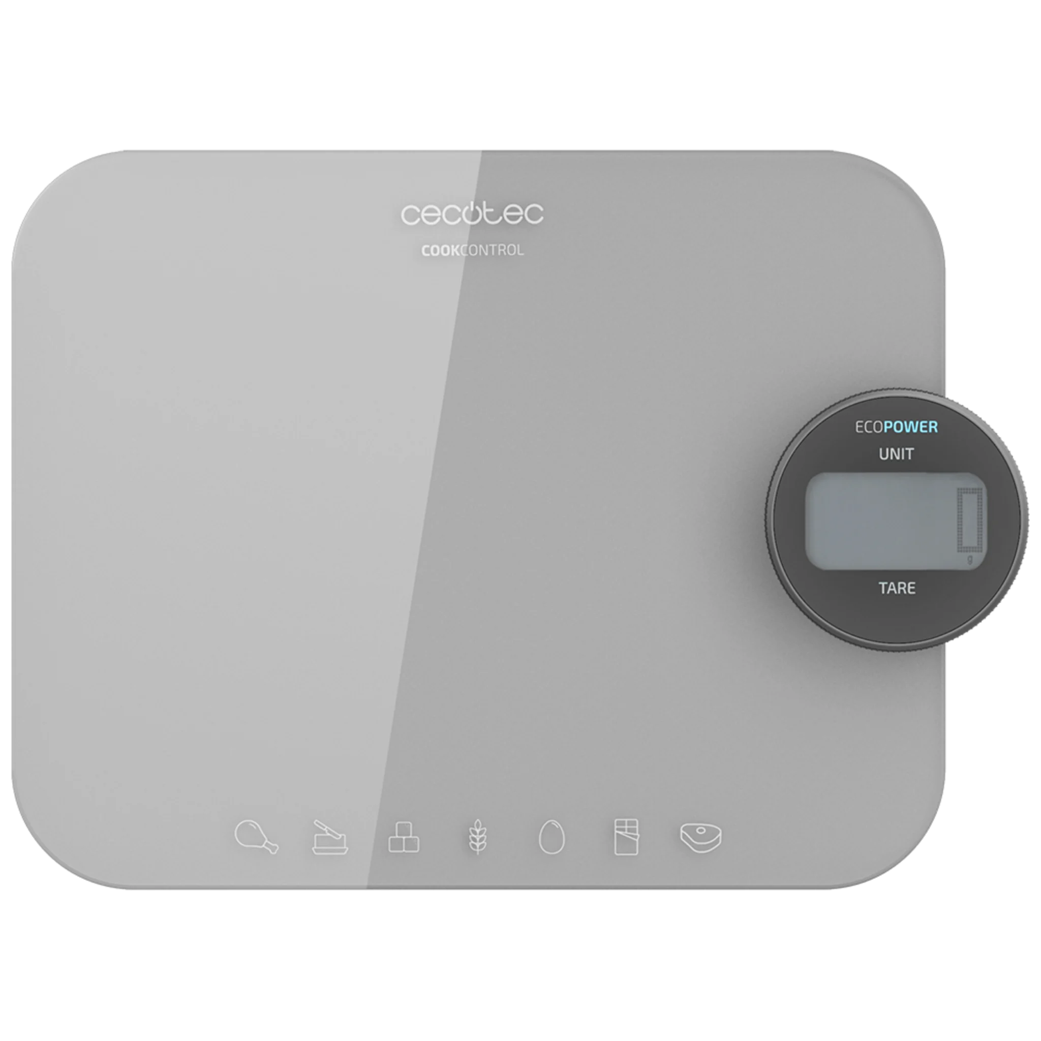 Küchenwaage Cook Control 10300 EcoPower Nutrition Batterielos, Genauigkeit ab 1 g, LCD-Bildschirm, Tara-Funktion, Feststoff- und Flüssigkeitsfunktion