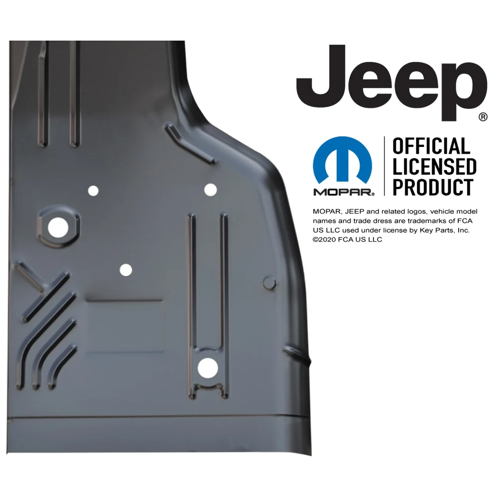 Kabinen Bodenblechhinten links