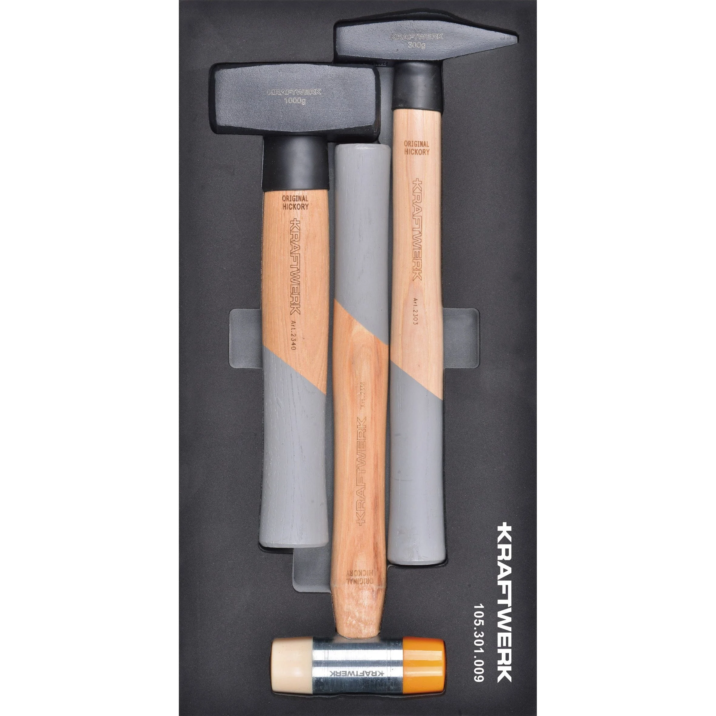 Kraftwerk BASIC LINE Hammer Set, EVA-Einlage, 20 x 40 cm, 3-tlg
