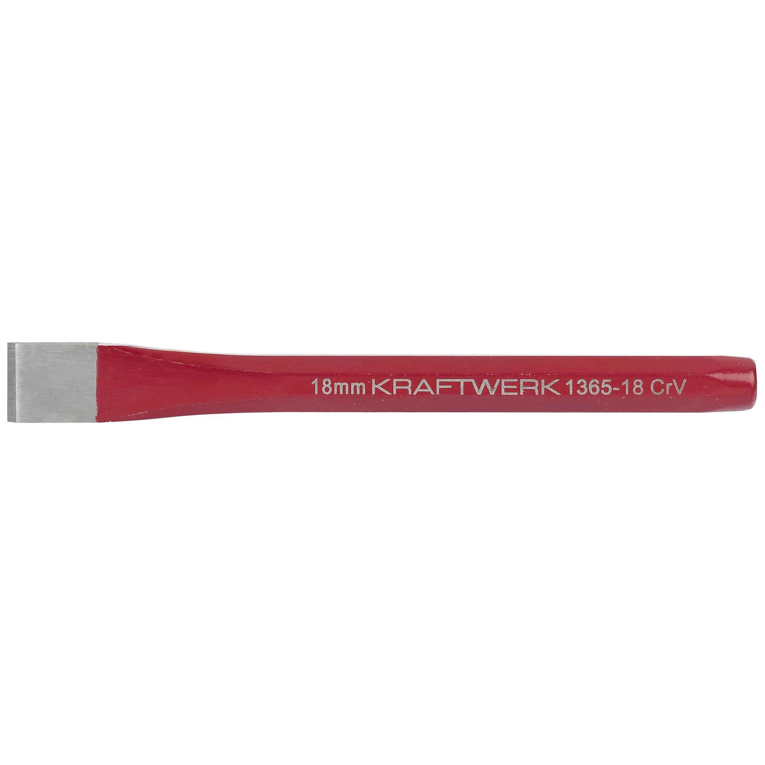 Kraftwerk Flachmeissel, 18 mm x 165 mm, lackiert
