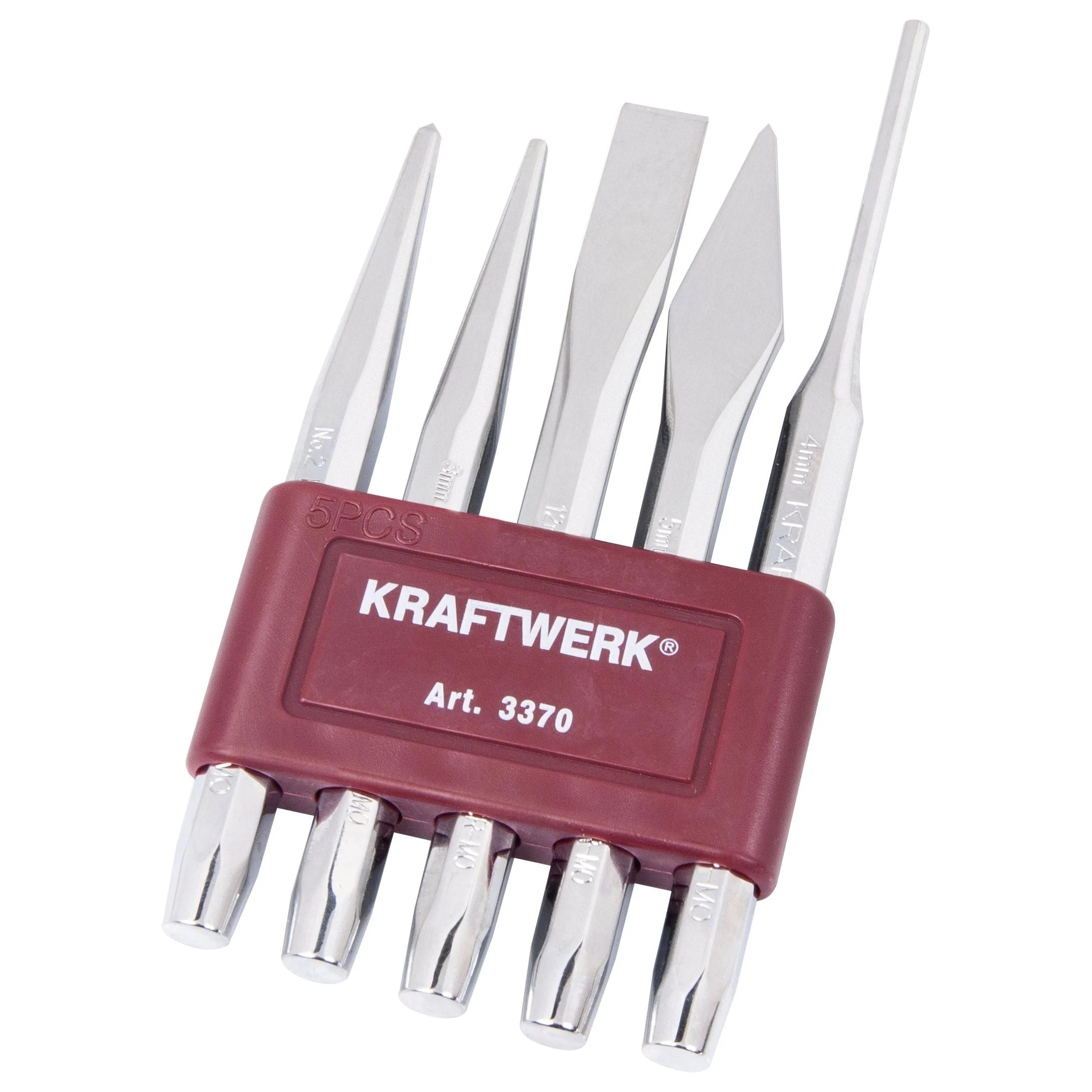 Kraftwerk Meissel-Splintentrreiber-Durchschlag-Satz, 5-tlg