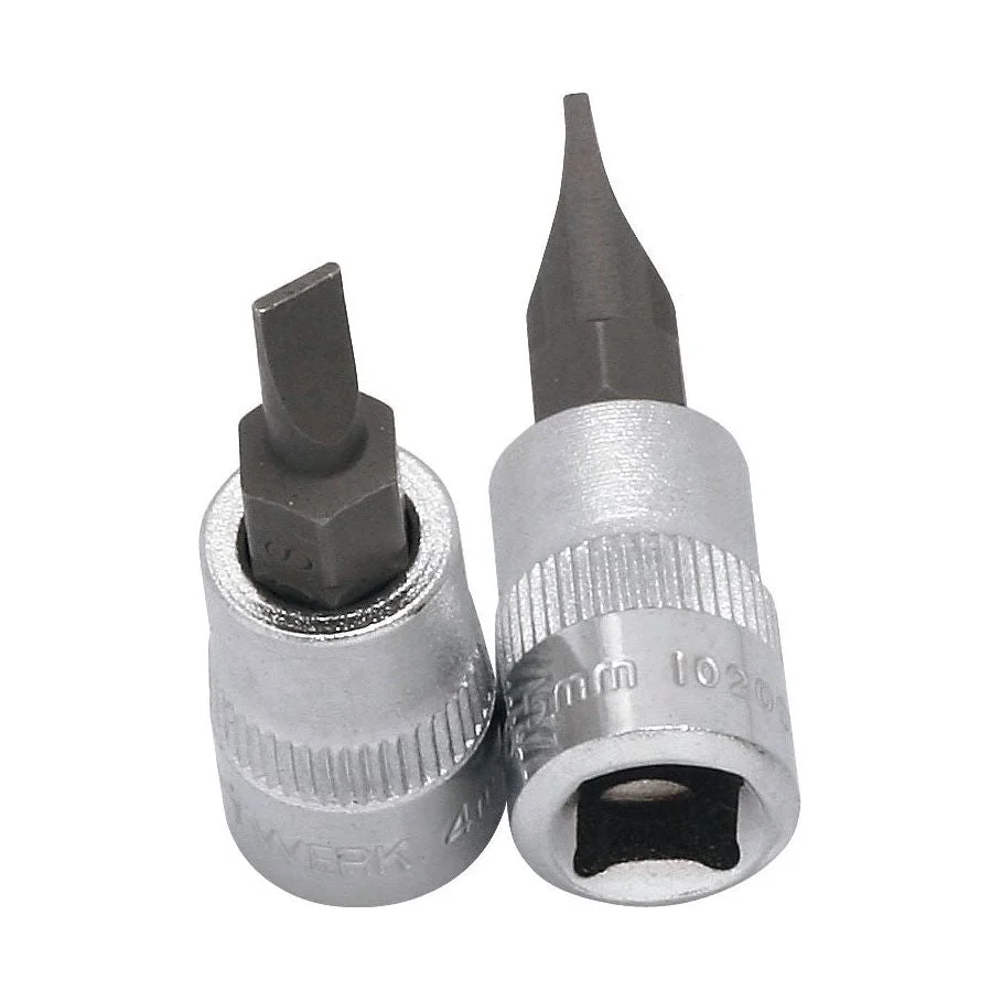 Kraftwerk PRO LINE 1/4" Schraubendreher-Steckschlüsseleinsatz Schlitz, 6,5 mm