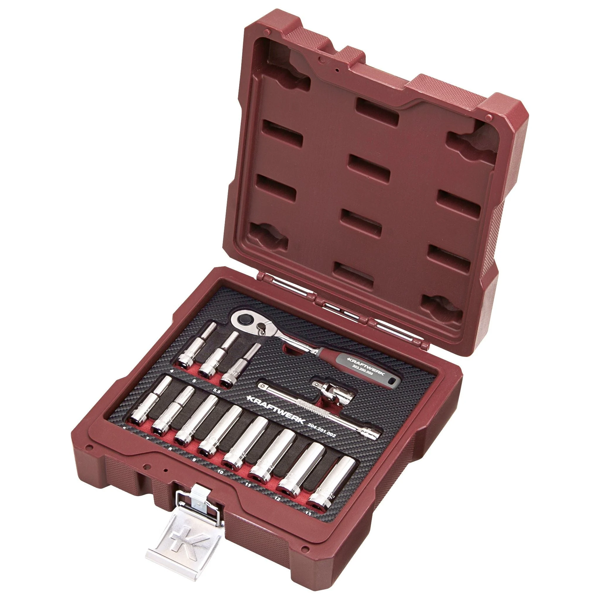 Kraftwerk PRO LINE 1/4" Steckschlüssel-Satz, 14-tlg