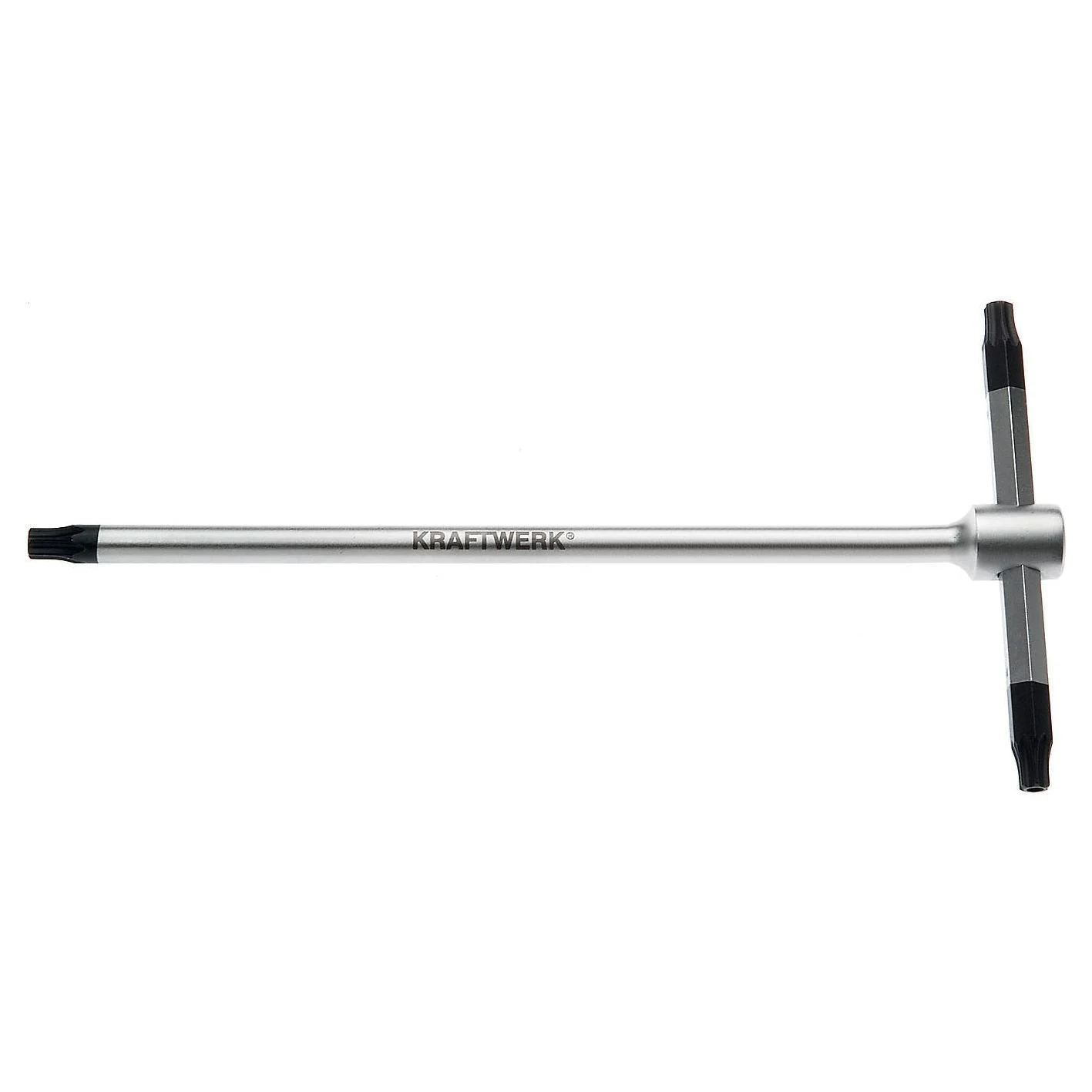 Kraftwerk Stiftschlüssel mit T-Griff TX, TORX mit Lochung, T25, TS25