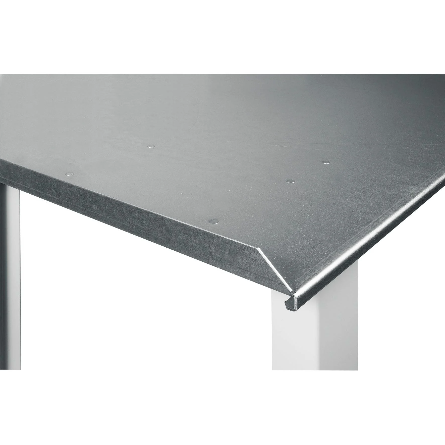 Kraftwerk Werkbank-Arbeitsplatte für Schweisstisch, verzinkt, B 1500 x 700 mm