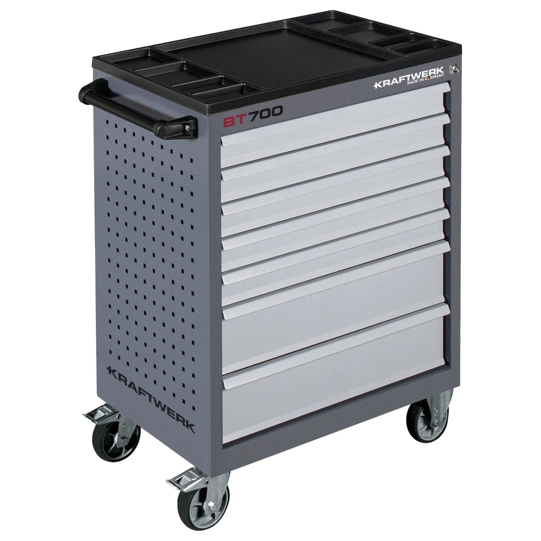 Kraftwerk Werkstattwagen „Made in Germany" Modell BASIC LINE BT700, 7 Schubladen, leer