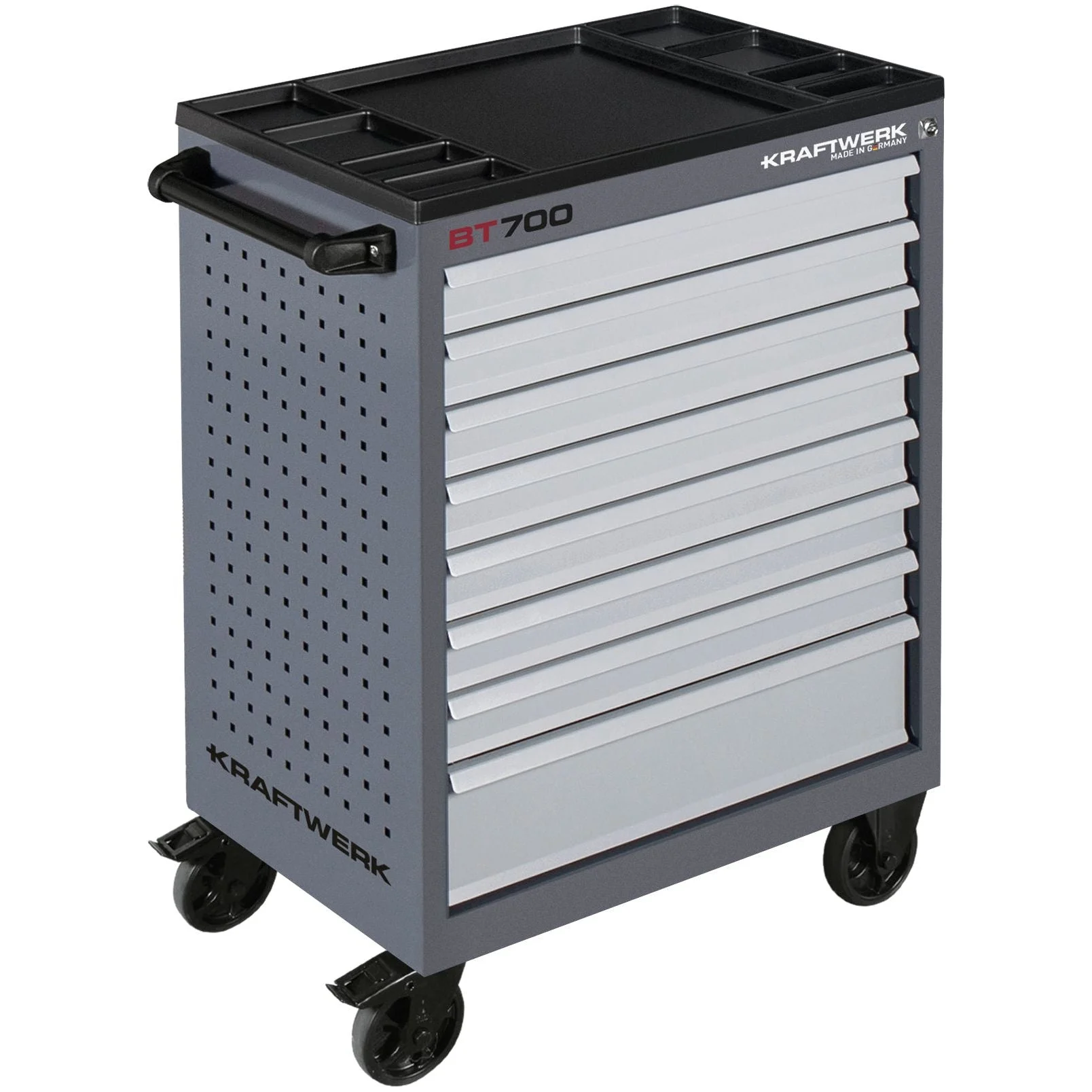 Kraftwerk Werkstattwagen „Made in Germany" Modell BASIC LINE BT700, 8 Schubladen, leer