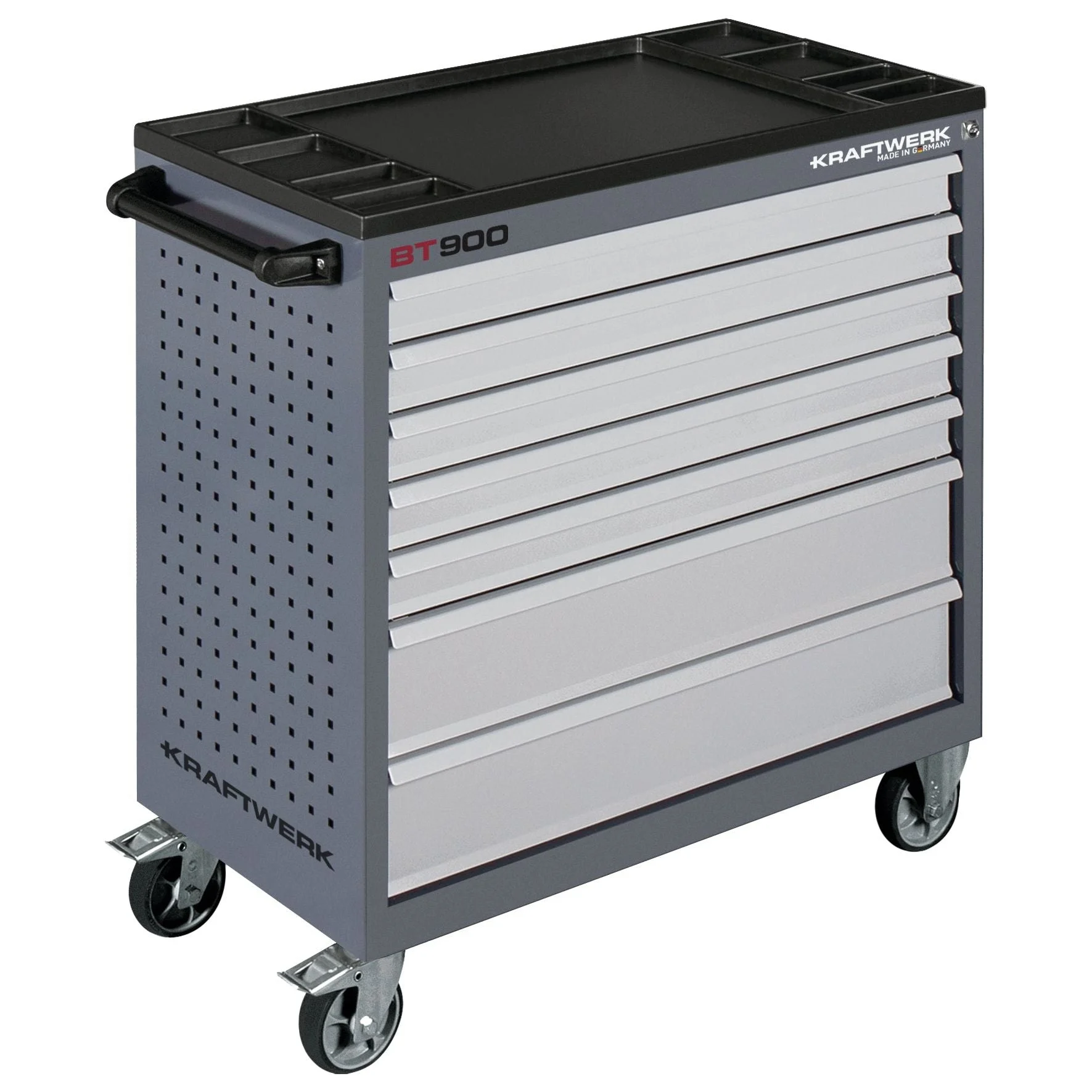 Kraftwerk Werkstattwagen „Made in Germany" Modell BASIC LINE BT900, 7 Schubladen, leer
