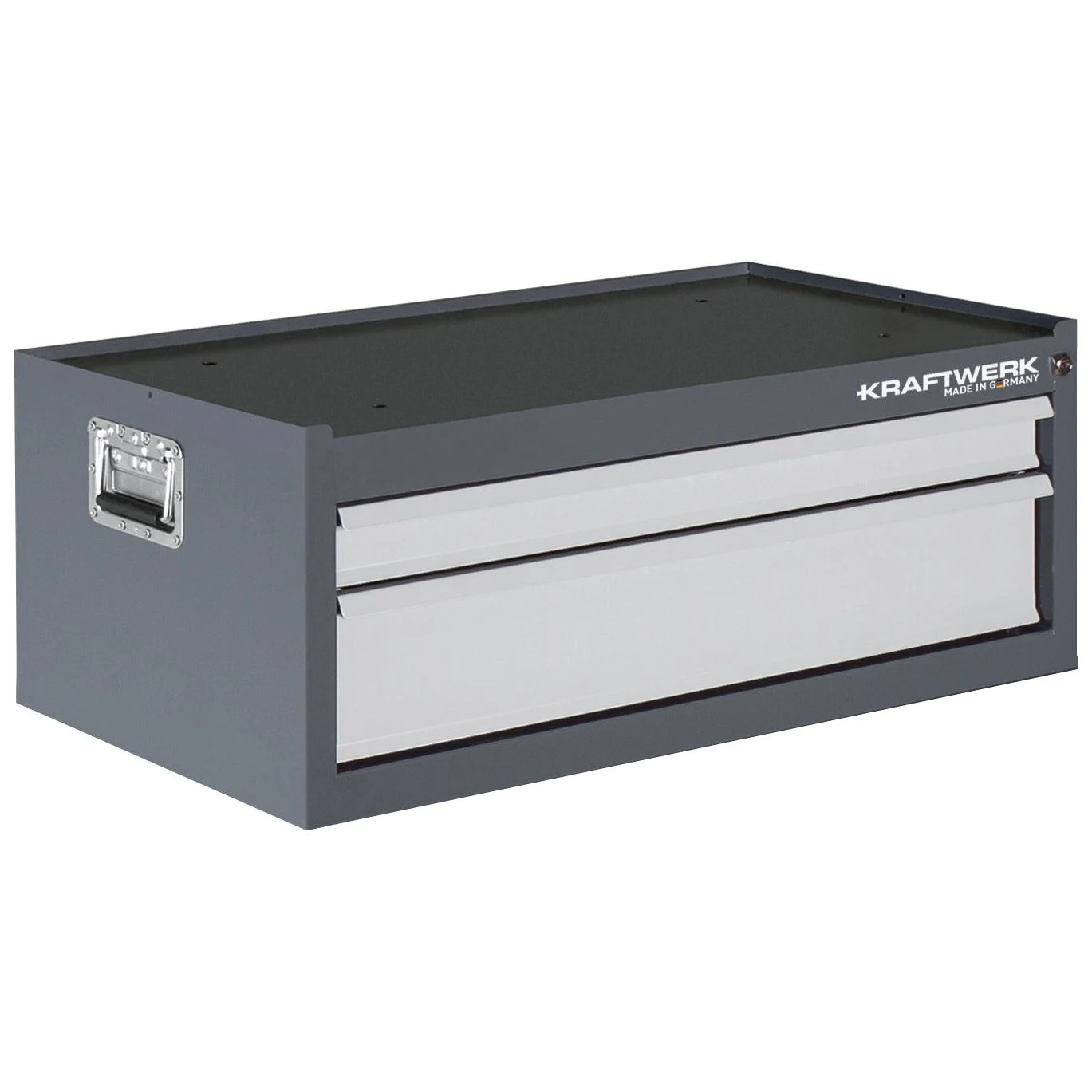 Kraftwerk Werkstattwagen „Made in Germany“ Modell Werkzeugtruhe für BT900, 2 Schubladen, leer