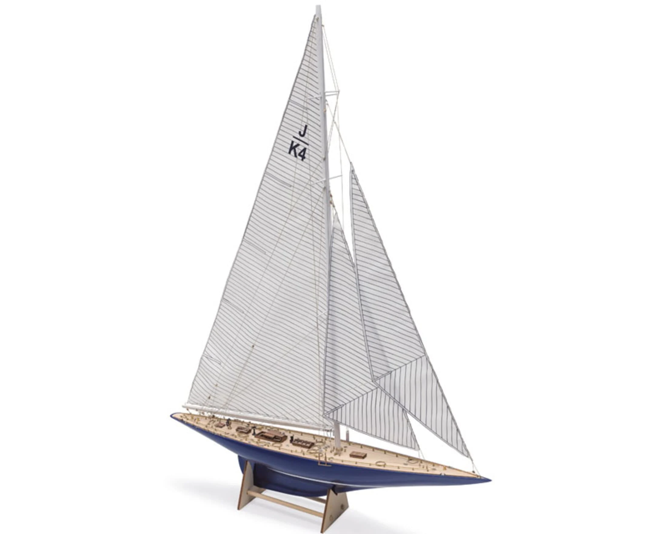 Krick Endeavour 1934 mit Fertigrumpf 1:80 Amati Yachtbausatz