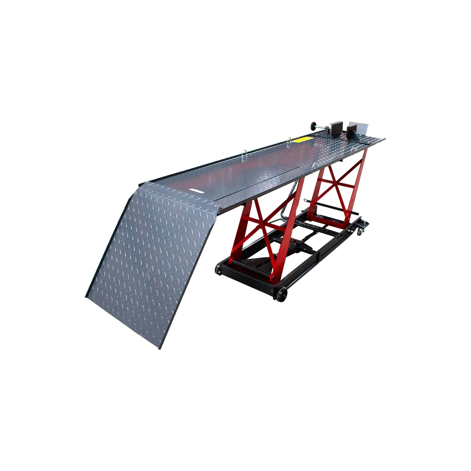 KROFtools Hydraulische Motorradhebebühne 450 kg – Profi-Hebebühne für Motorräder & Roller, 175–750 mm Hubhöhe – Modell 9860