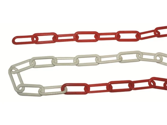 Kunststoffkette rot-weiß 25 m (6 x 42 x 20)