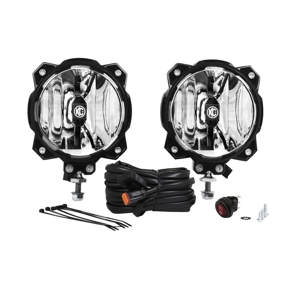 LED Scheinwerfer KC Gravity Pro 6Wide 40W Set