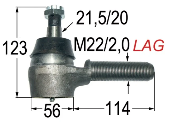 Lenkkopf zu Zetor 67453520, 88221009, 88221109