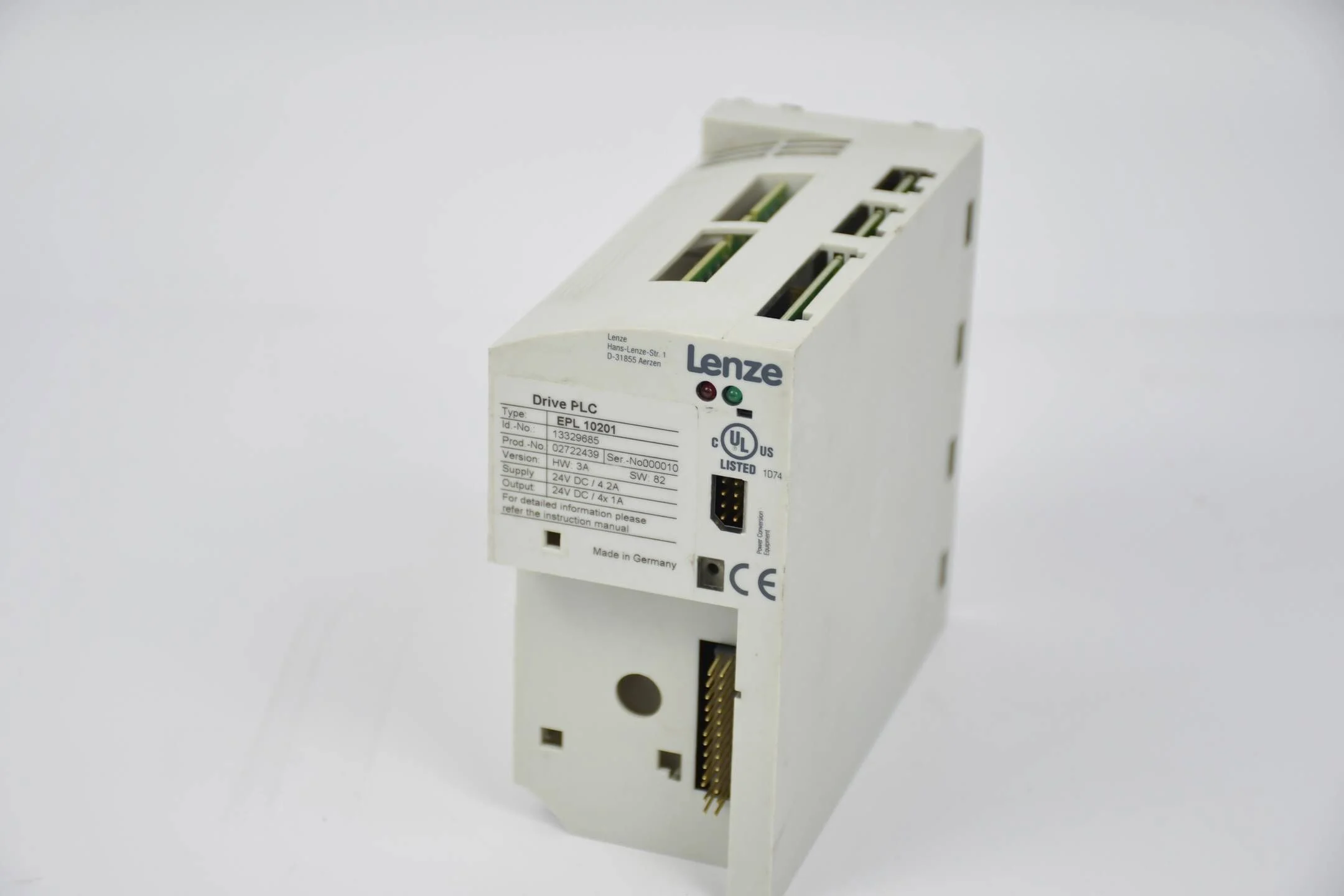 Lenze EPL 10201 Drive PLC + EPZ 10201 APPL Extension Board