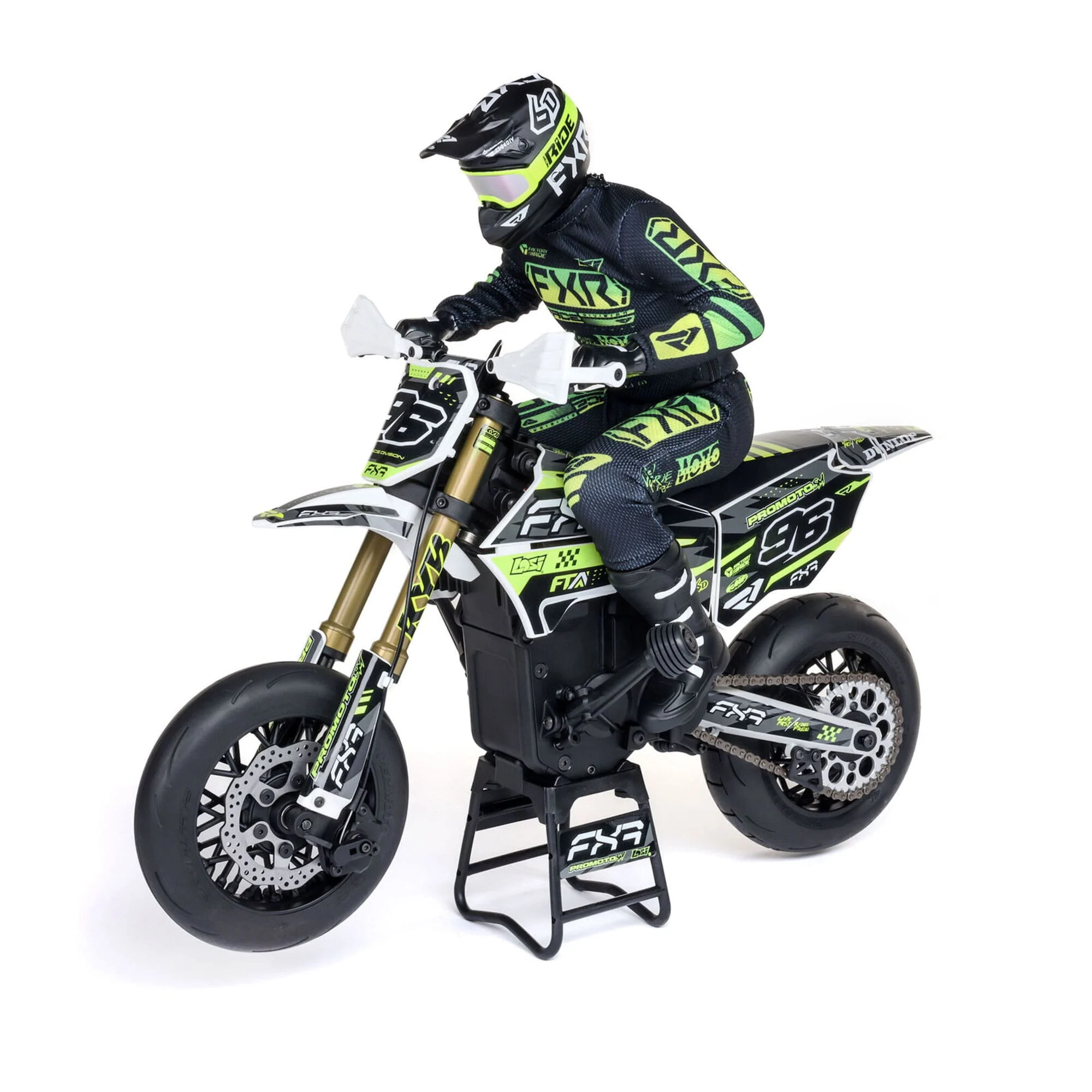 Losi 1:4 Promoto-SM FXR Supermoto RC-Motorrad RTR - Brushless, 65 km/h