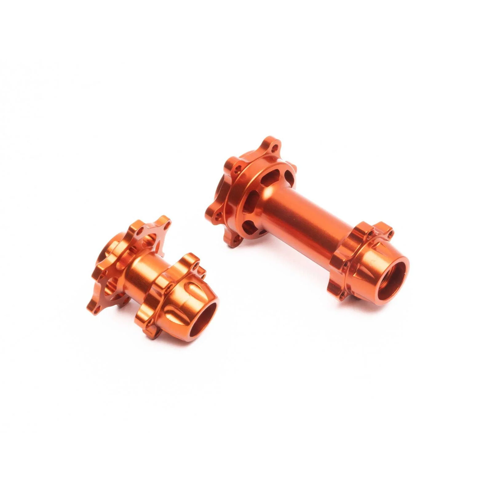 Losi Aluminum Hub Set Machined Orange: Promoto-MX