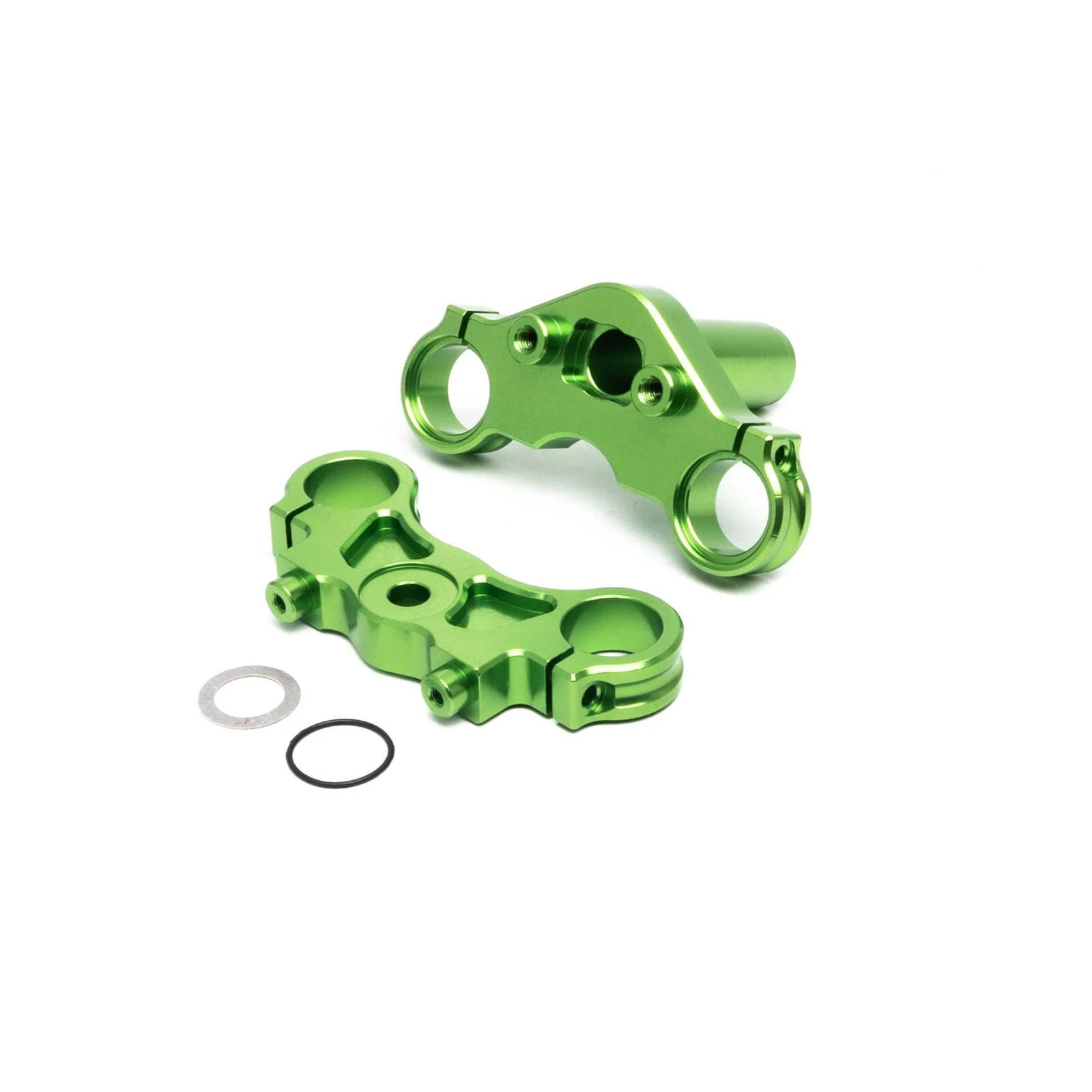 Losi Aluminum Triple Clamp Set Green: Motorrad Promoto MX