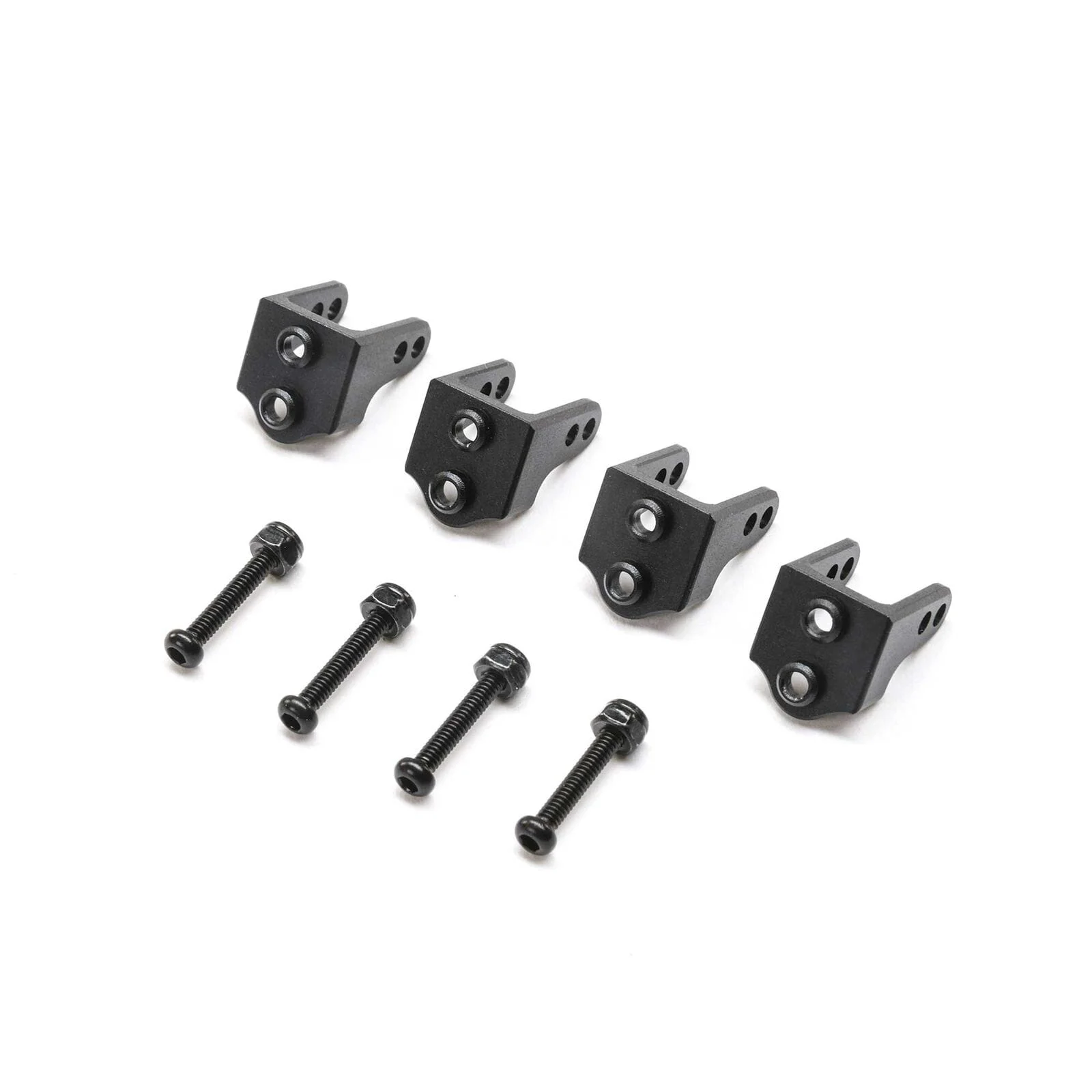 Losi Aluminum Upper Shock Mount Black: Mini LMT (4)