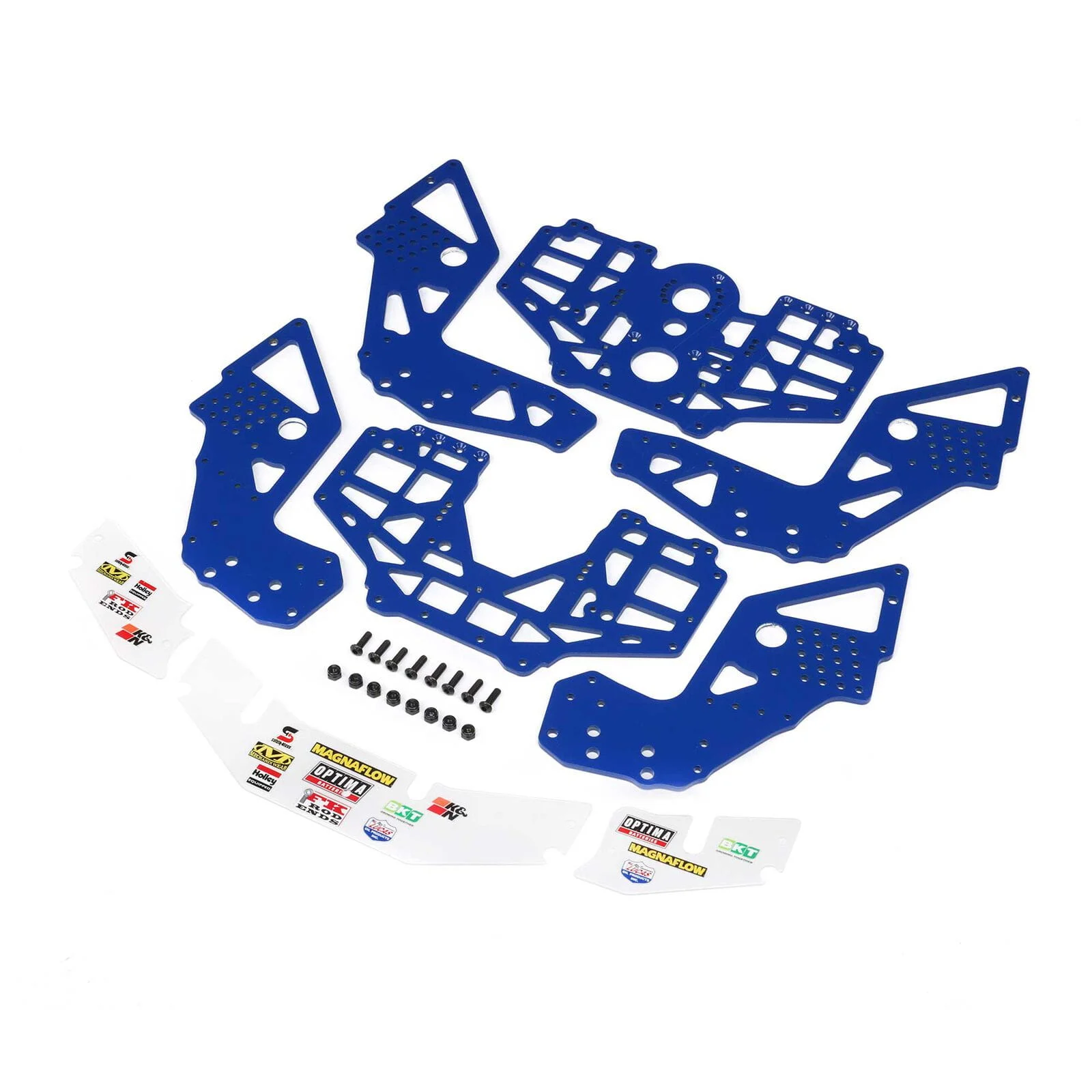 Losi Chassis Plate Set Blau: LMT 2.0