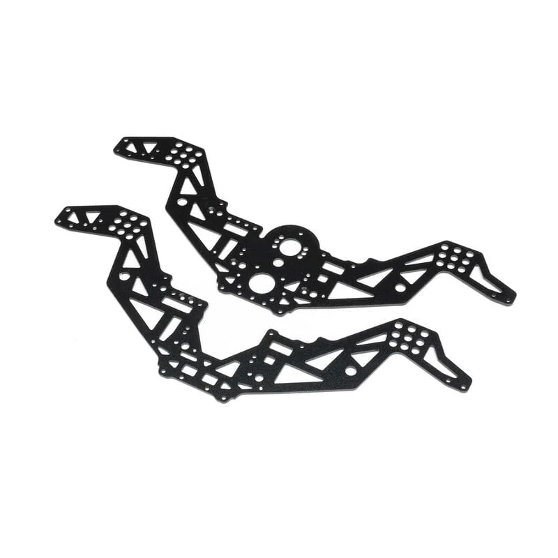 Losi Chassis Plate Set V2 Schwarz: Mini LMT Megalodon