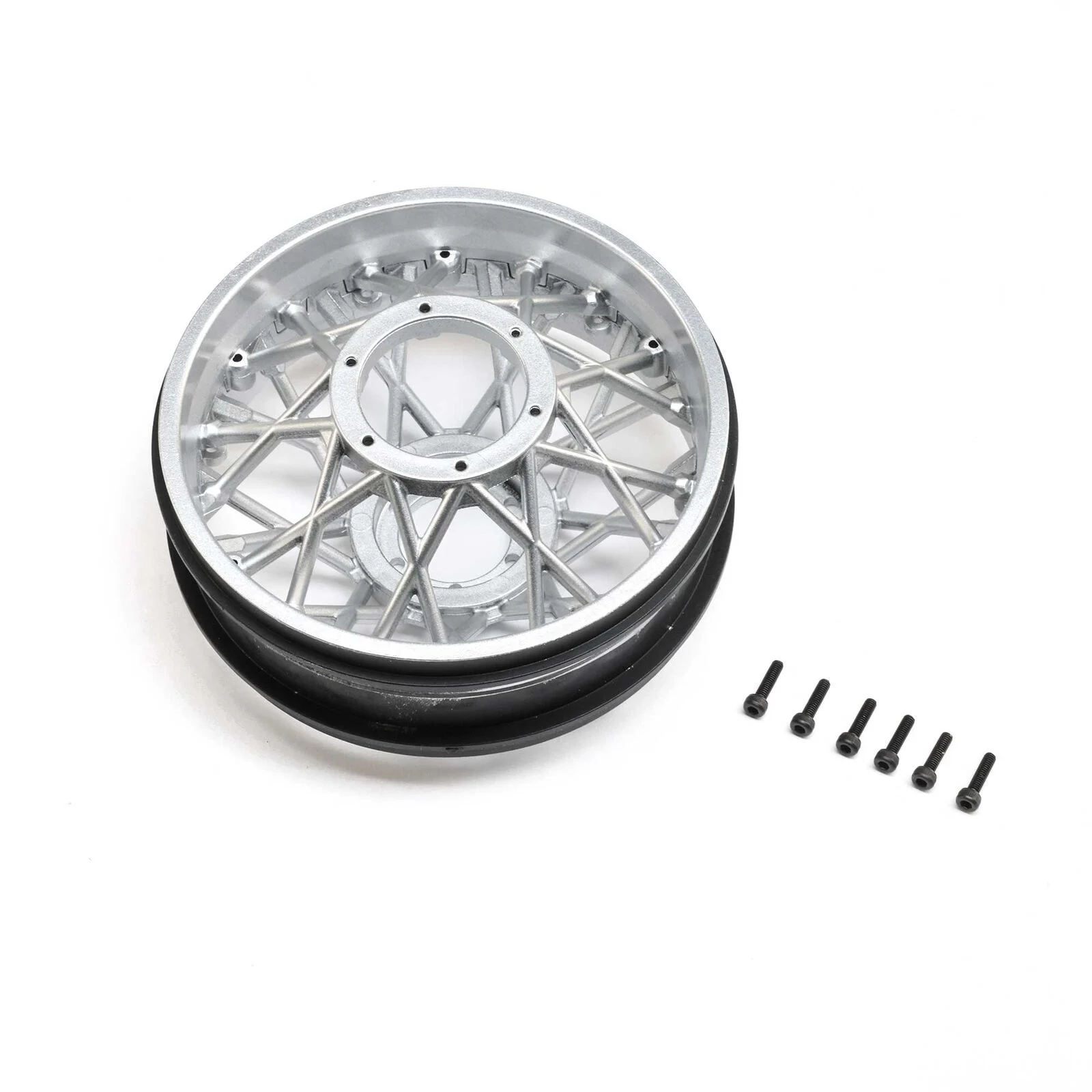 Losi Rear Felge Set Satin Chrome: PM-SM