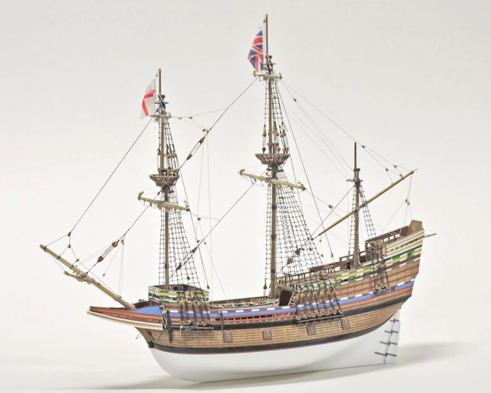Mayflower Baukasten 1:64 - Historisches Modell der Pilgerväter