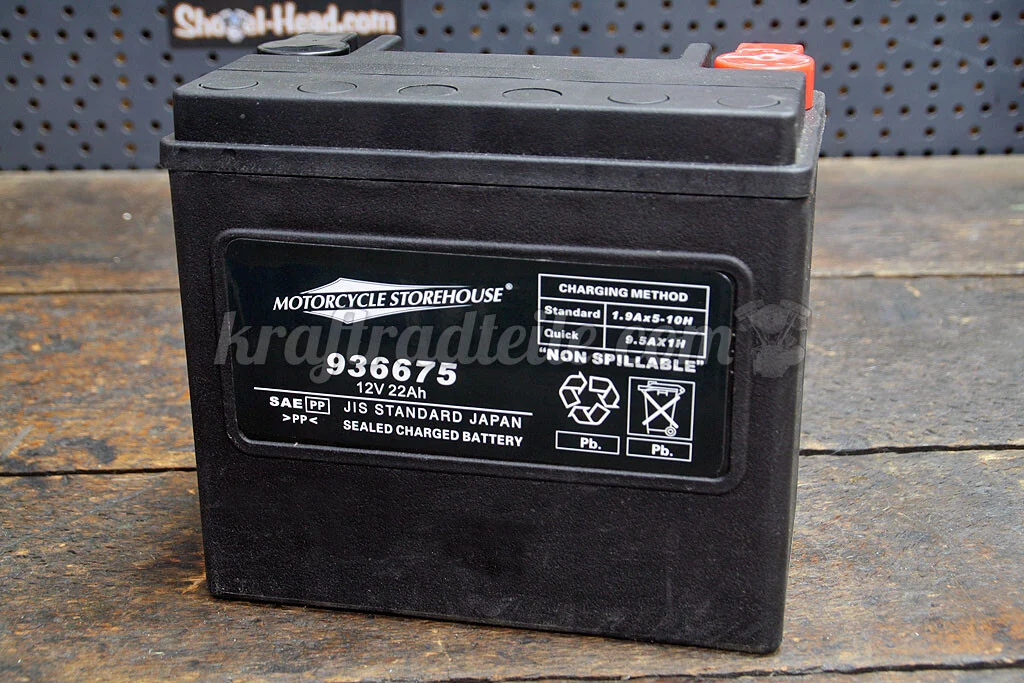 MCS Standard AGM Batterie, FXE 73-86 / FXR 82-94 / Softail 84-90 / XL 79-96