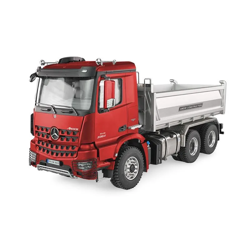 Mercedes-Benz Arocs Hydraulik Muldenkipper Pro 6×6 1:14 RTR rot