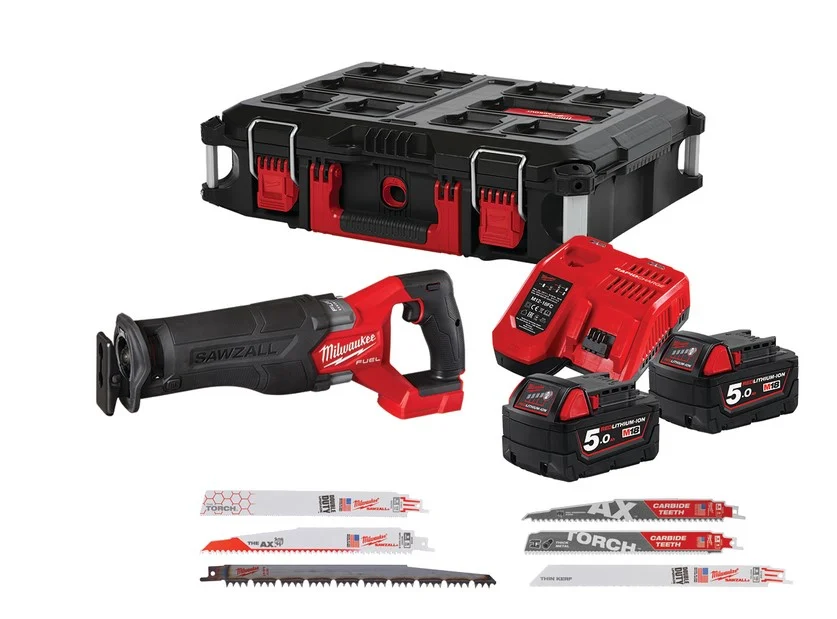 Milwaukee 100 Jahre Milwaukee-Aktion-Set Säbelsäge - M18 FSAG125XB100P-502P