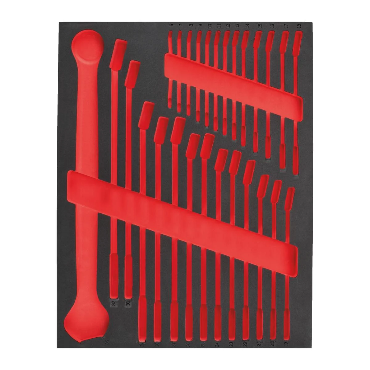 Milwaukee Ersatz-Einlage 3 /3 für MAX BITE Ringmaulschlüssel, für Werkstattwagen 78 cm