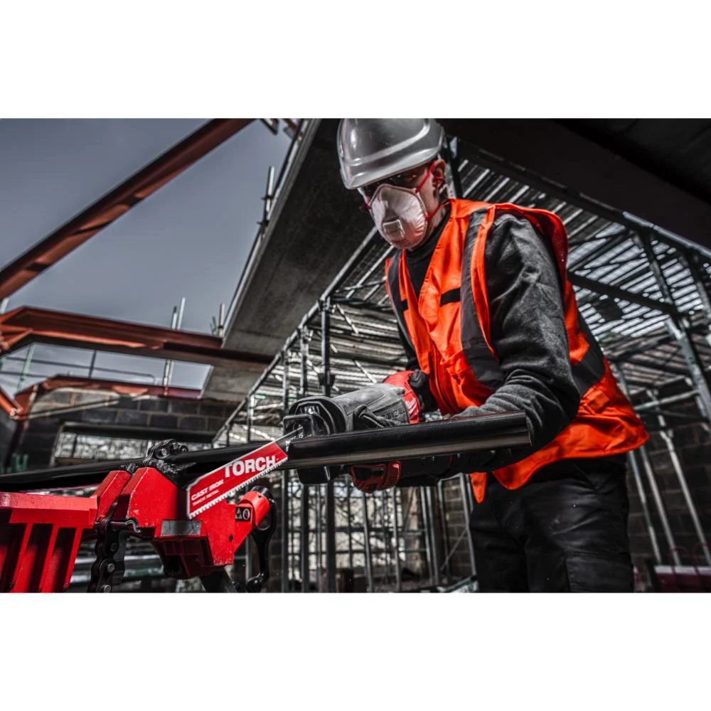 Milwaukee Säbelsägeblatt Metall THE TORCH NITRUS HM-bestückt 8TPI 5er Pack