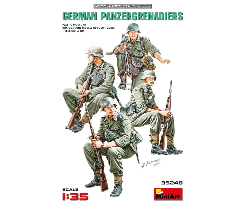 MiniArt 1:35 Fig. Dt. Panzergrenadiere (4)