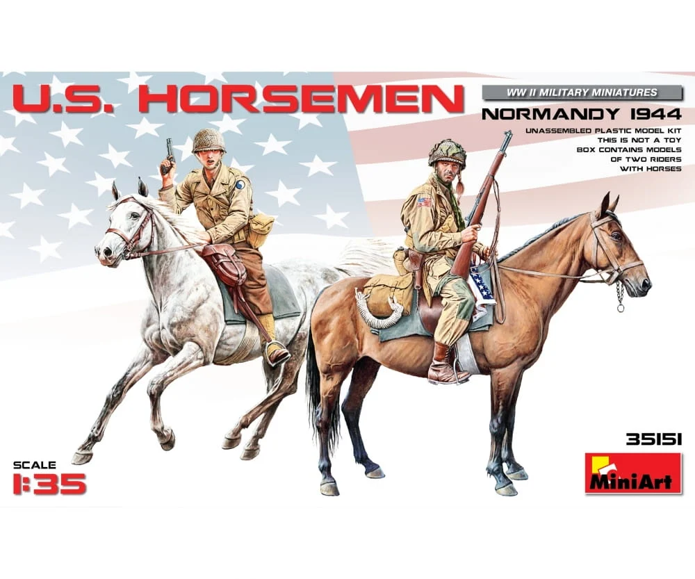 MiniArt 1:35 Fig. US Soldaten reit. Norma. 44(2)