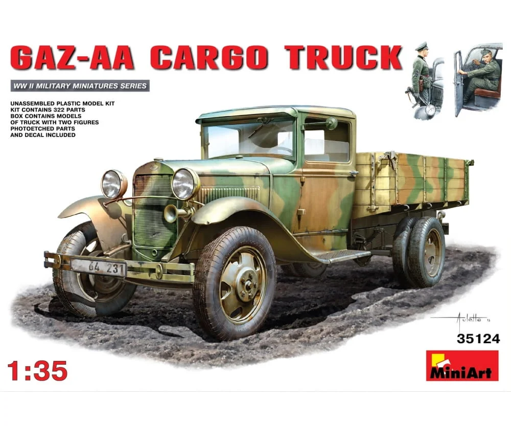 MiniArt 1:35 GAZ-AA Transport-LKW (2)