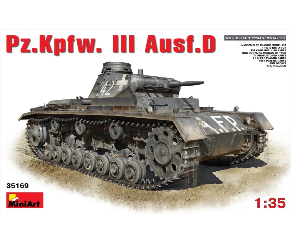 MiniArt 1:35 Pz.Kpfw. III Ausf. D
