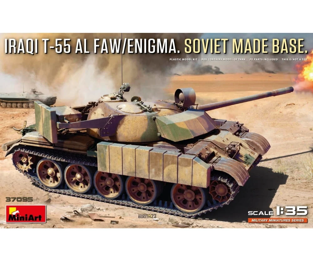 MiniArt 1:35 T-55 Al Faw/Enigma. Sov. Version Plastik Modellbausatz