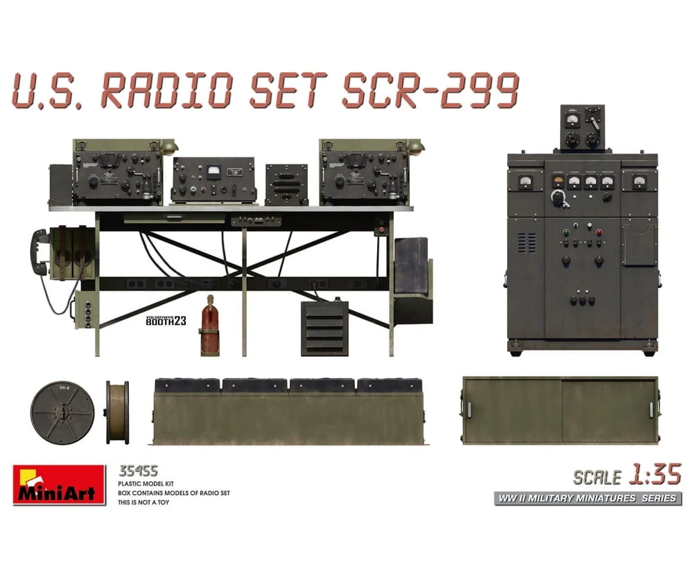 MiniArt 1:35 U.S. Radio Set SCR-299 Plastik Modellbausatz