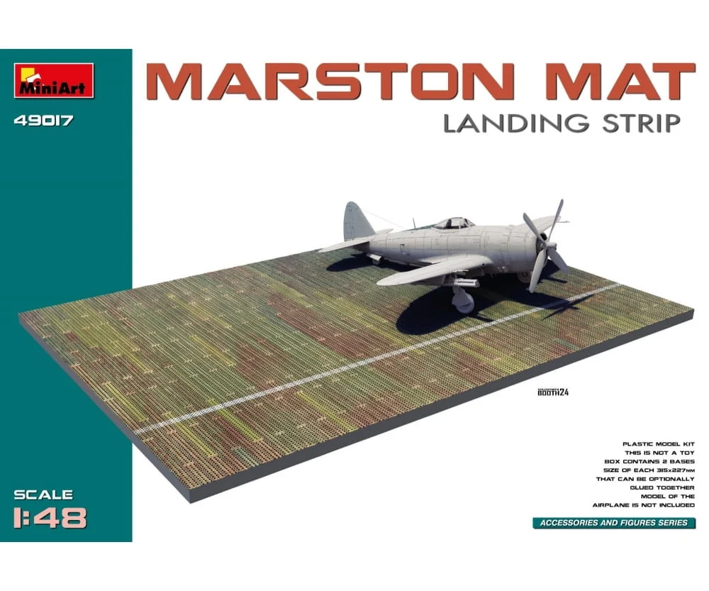 MiniArt 1:48 Marston Matte Landebahn Plastik Modellbausatz