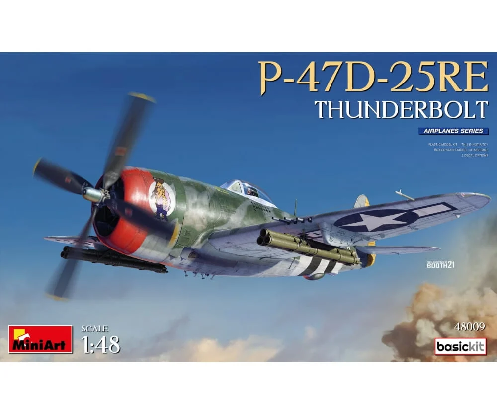 MiniArt 1:48 P-47D-25RE Thunderbolt Basis Kit