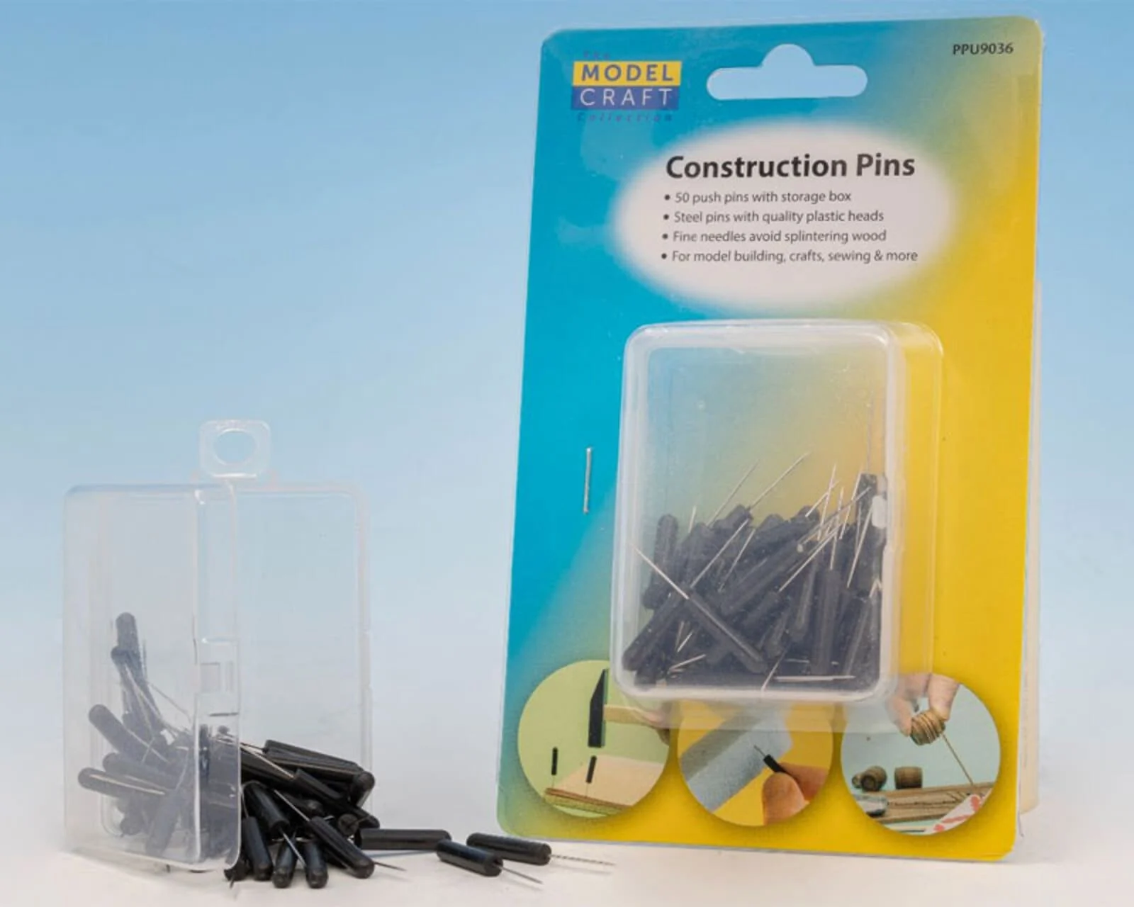 Modelcraft Modellbaunadeln 50 Stück