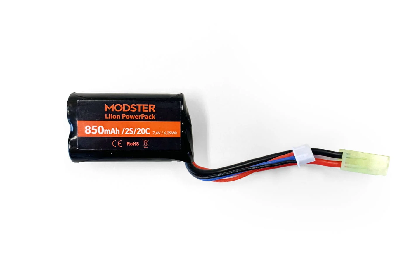 Modster LiIon Akku 2S 7,4V 850 mAh 20C Rookie/XGT