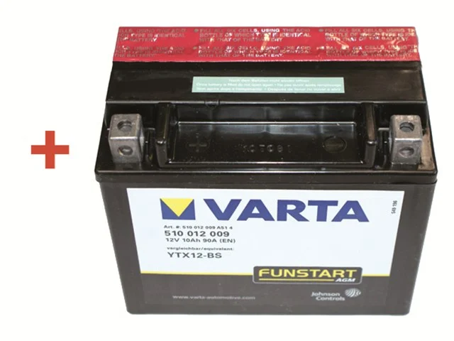 Motorradbatterie 510012 12V 10AH 90A(EN)