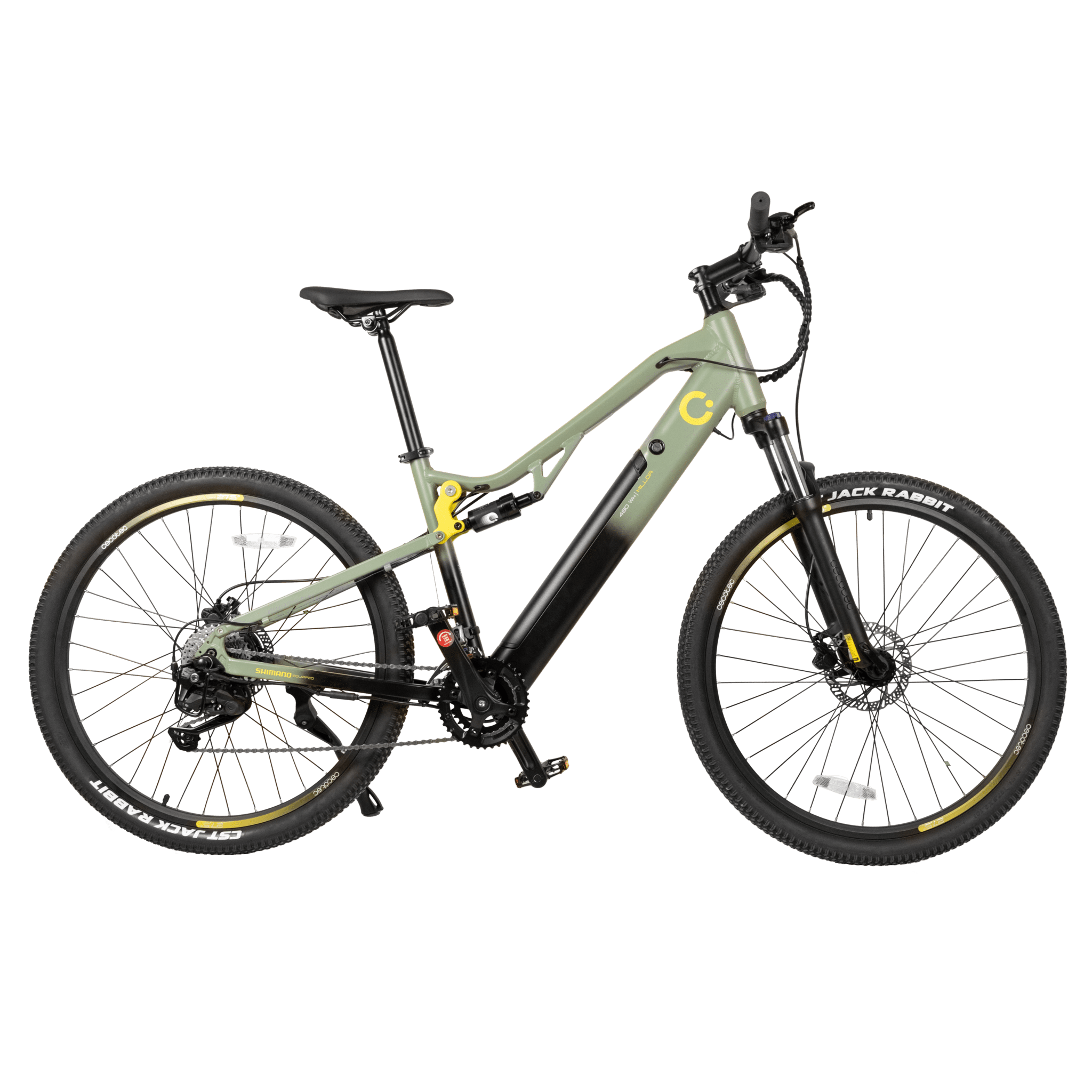 Mountain Millor 27,5-Zoll-Elektro-Mountainbike mit 90 km Reichweite, doppelter Federung, 18-Gang-Shimano-Getriebe und doppelter hydraulischer Bremsscheibe.