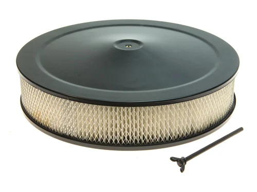 Mr. Gasket Luftfilter schwarz14" x 3" komplett