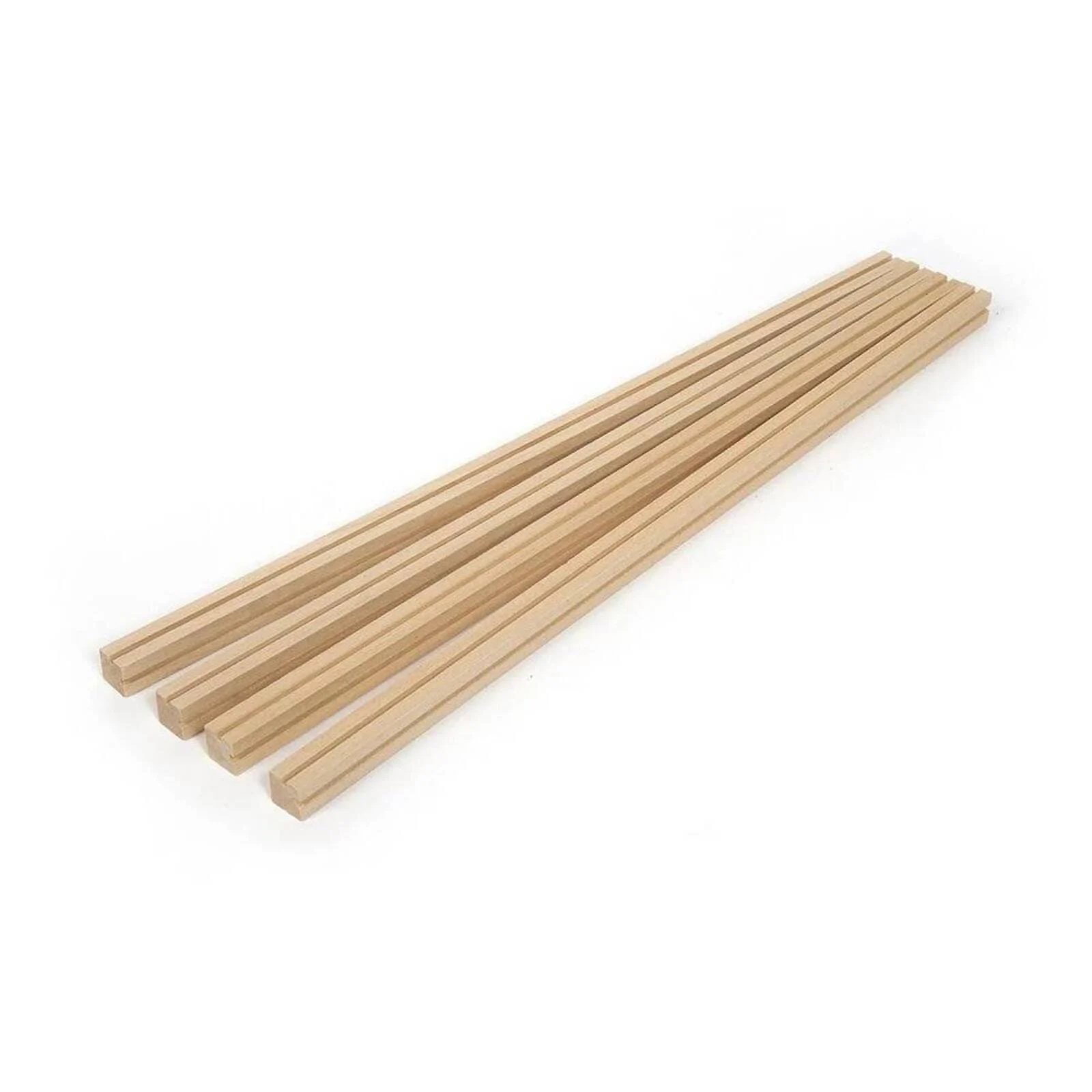 OcCre Holz-Profil für Vitrinenbau 15x15x1000 mm (VE4)