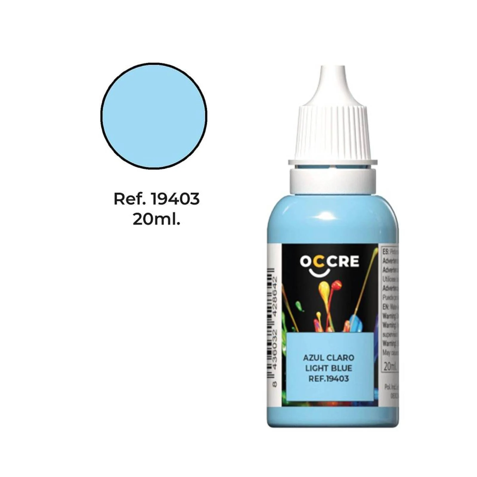 OcCre Ocolor Hellblau 20 ml