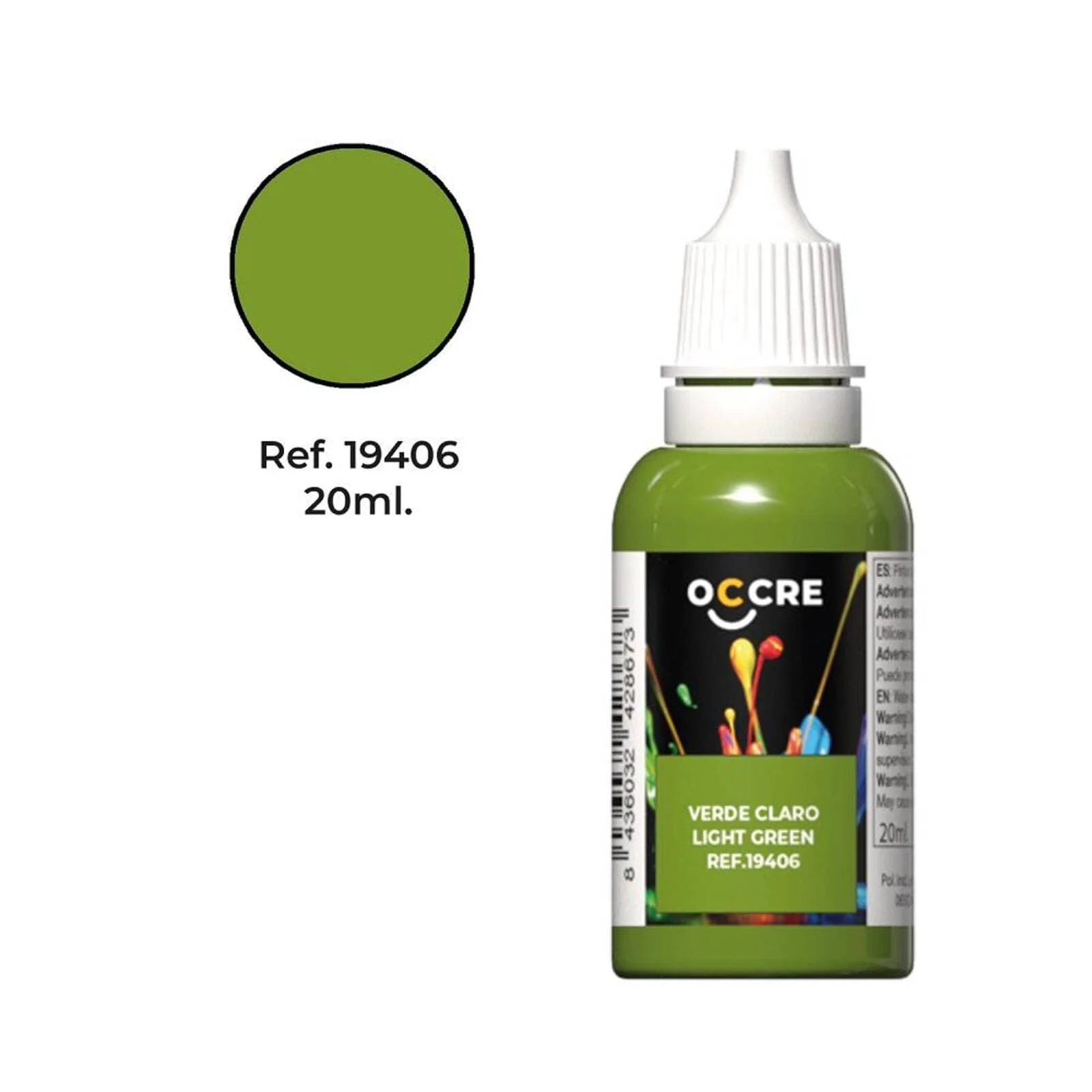 OcCre Ocolor Hellgrün 20 ml