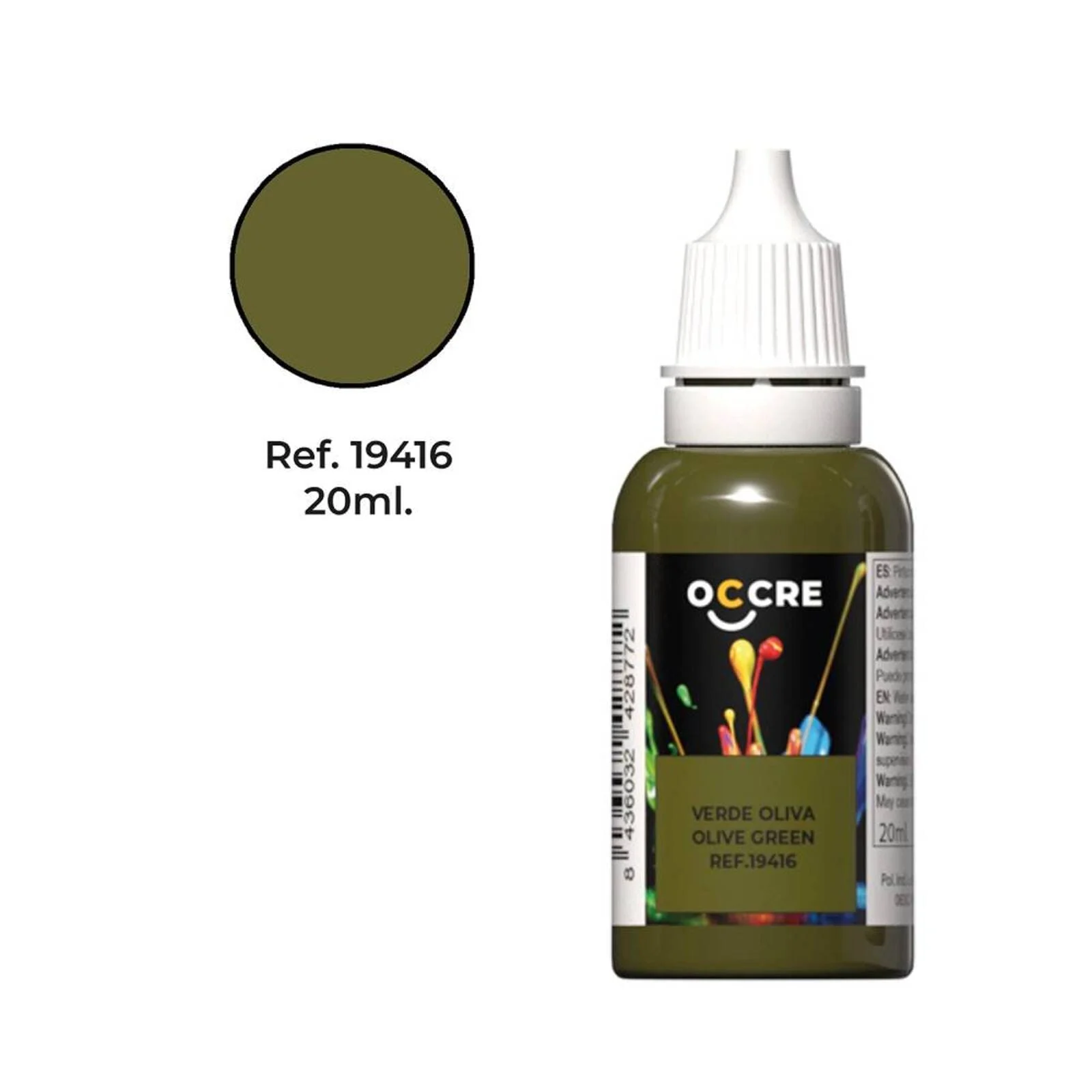 OcCre Ocolor Olivgrün 20 ml