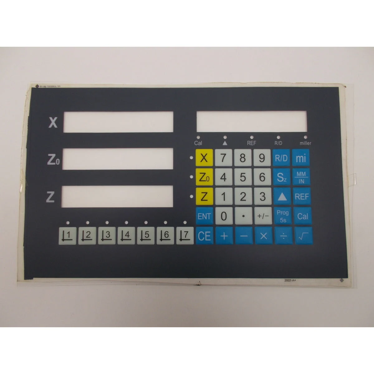 OPTIMUM Bedienfolie DPA 2000,Sfür Digitalanzeige SM-0338400101